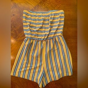 EUC Striped Romper